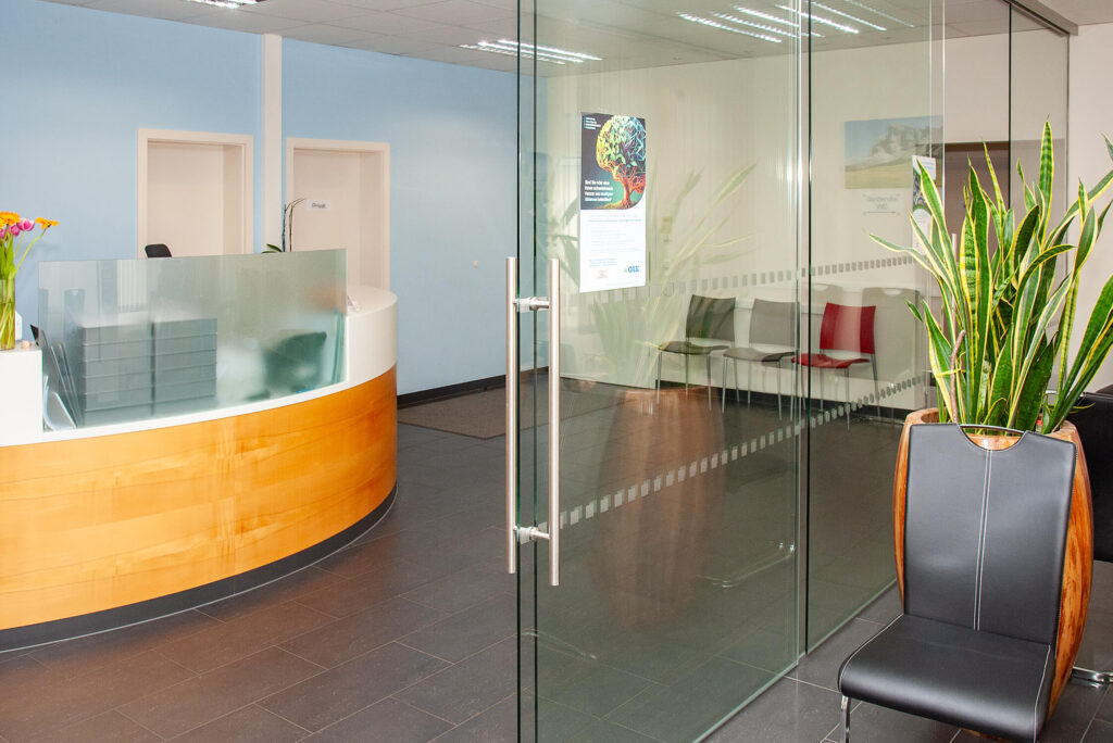Rezeption der Praxis für Neurologie und Psychiatrie im Neurozentrum Erding
